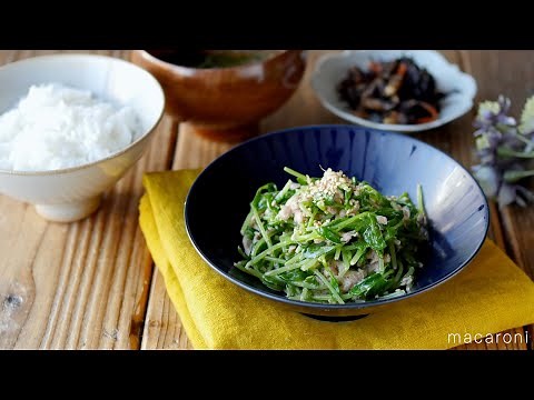 【豆苗とツナのめんつゆマヨサラダ】まさに無限級！スピード副菜にピッタリ♪