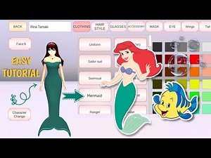 New Mermaid Character | Tutorial | Sakura School Simulator