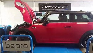 25 reactions · 17 comments | New Mini F56 Cooper S JCW in for remapping on the rolling road. Tuned to 293bhp and 441Nm torque. Driver excitement performance dials enhanced. Improved exhaust pops and bangs. Reworked throttle delay. These added features not available anywhere else worldwide. #jcw #morebhp #mini #bapro #remap | More-BHP ECU Remapping | Facebook