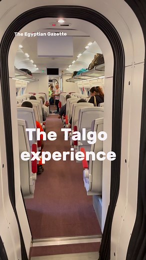 The high-speed Spanish #Talgo train is currently operating in #Egypt and it offers a great experience for travel lovers الفريق كامل الوزير وزير السعادة رئاسة مجلس الوزراء المصري الهيئة القومية لسكك حديد مصر Egyptian National Railways وزارة النقل المصرية | The Egyptian Gazette newspaper