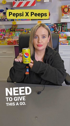 Pepsi X Peeps 😍 - The Best Collab Drink? 👌 The Pepsi X Peeps collab drink aka marshmallow Pepsi 🙊 A Drink that was released only within the USA 😎 #sweets #candy #drink #Pepsi #peeps #drinks #pepsixpeeps #joessweetiebarn #trend #trending #trendingsweets #trendingfood #viralfood #trendingreels #viralreels #video #viralvideos #trendingvideos | Joe's Sweetie Barn