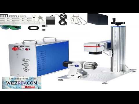 VEVOR 100W Laser Engraver for Metal with Rotary Axis