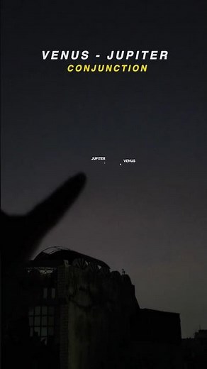 Venus & Jupiter Conjunction on 2026 #telescope #jupiter #venus