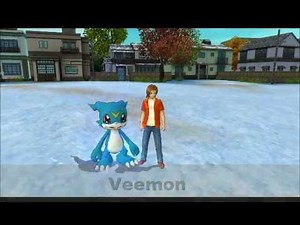 Digimon Masters Online - Veemon - all evolutions and attacks