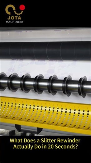 #shorts Slitter Rewinder Explained in 20 Seconds | From Jumbo Roll to Small Rolls