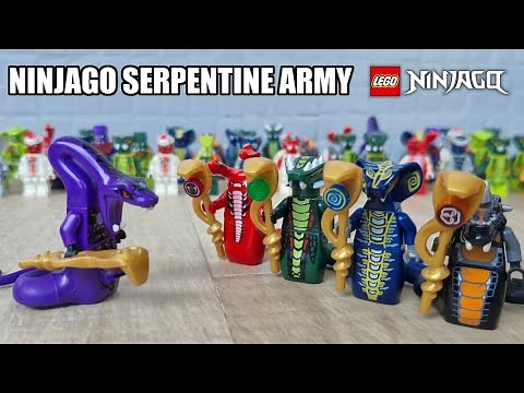 LEGO NINJAGO SERPENTINE ARMY COLLECTION 2025!