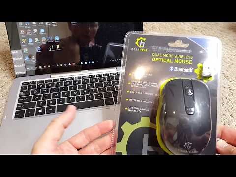 Gear Head Dual Mode Wireless Mouse, Bluetooth & 2.4G (MBT9950BLK) Quick Review (ACO)