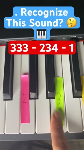 Recognize This Sound? 🤔 - Easy piano Tutorial #piano #shorts