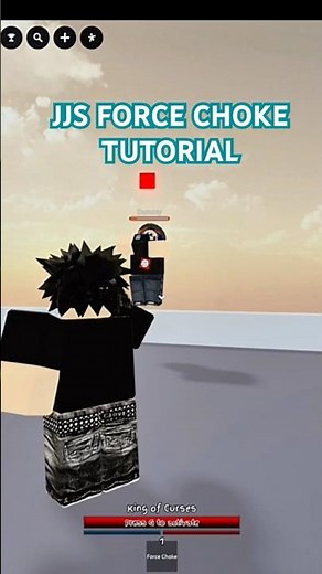 Force choke tutorial #jjs #foryou #roblox #jjkgame #robloxedit #jujutsushenanigans