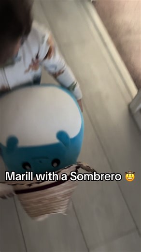 Story Time: Beanie’s favorite Pokemon is Pikachu but he also loves this Marill plush we have at home. So he told his Dada he wanted his Marill to put on his sombrero and that’s how Marill with a Sombrero was born lol 😂 #lifewithatoddler #beaniefamjams #cute #pokemon #funny