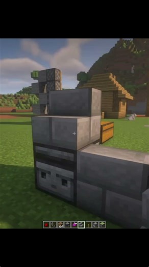 How to make flamethrower in minecraft #minecraft #shorts