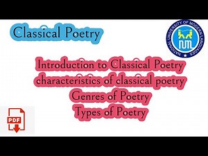 Classical Poetry