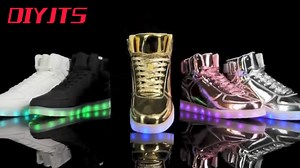 Watch DIYJTS led light up shoes for men women girls boys on Amazon Live