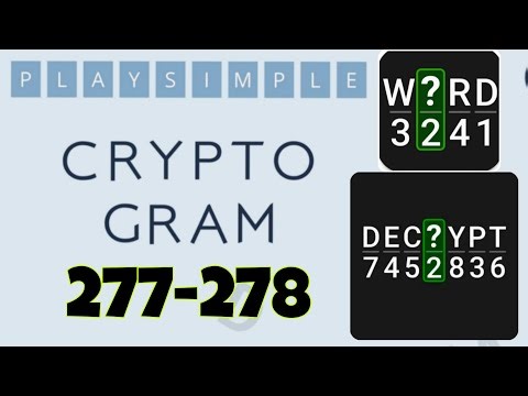 PlaySimple CRYPTOGRAM level 277 278
