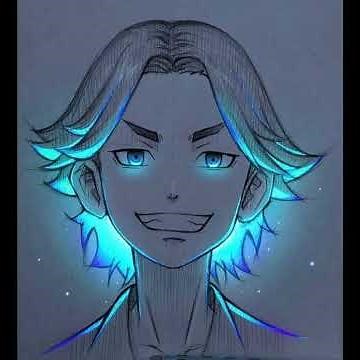 neon anime drawings♡ #02