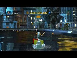 LEGO Batman 2 DC Super Heroes - All Gold Bricks in Gotham City Central - Gotham Park