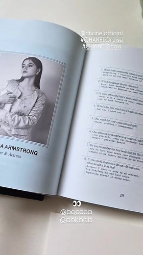 4K views · 214 reactions | Becky's Chanel Cruise 2025/26 Show...