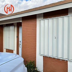 [Hot Item] Folding Accordion Shutter Aluminium Typhoon Shutter