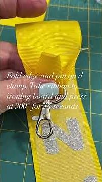 Pin Me Cheer Ribbon with a Bow for AllStar Cheer