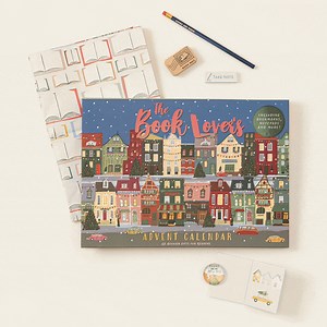 "Bought this for my niece and it's a cute gift idea for an advent calendar with lots of little stationary and decorative things like bookmarks, magnets, a Christmas tree ornament, a cute rubber stamp. The overall packaging/layout was nice too!" - Cam, New York. | Uncommon Goods