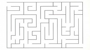 Line works way through maze