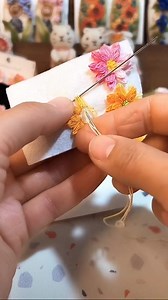 Flower art made from yarn (113) | Women's inheritance