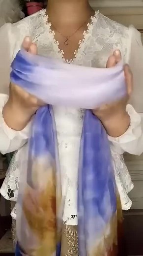 3.7M views · 65K reactions | Easy and stylish scarf tutorial 45 | How To Make | Facebook