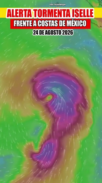 🌪️ ATTENTION! Tropical Storm Iselle continues to strengthen in the Eastern Pacific