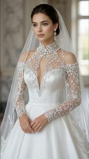 Elegant White Bridal Vision 👰✨ | Modern Wedding Dress | Eternal Bridal Couture