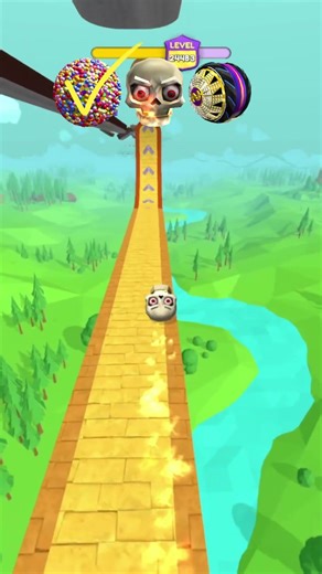 Going Balls - Super Speed Run | Ballon & Skeleton & Rich Balls Collect Skip-it Token
