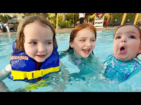 Mom & Kids Vacation!! Swimming and Harry Potter World! Navey wakes up early and morning routine