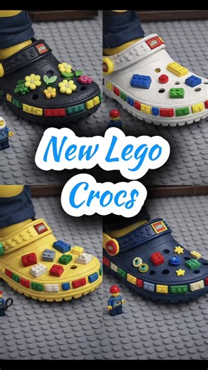 Nuevas Creativity Clogs de LEGO y Crocs