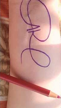 How to make transform your signature AR hand tatto step by step .