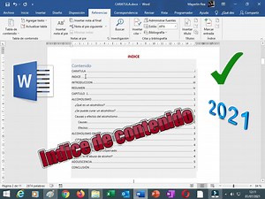 2.2K views · 32 reactions | COMO CREAR UN INDICE O TABLA DE CONTENIDO EN WORD | Creative.ec | Facebook