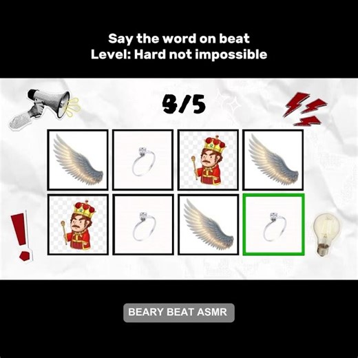Beat Game That Breaks Your Brain | Level 😵 #saythewordonbeat #asmr #challenge