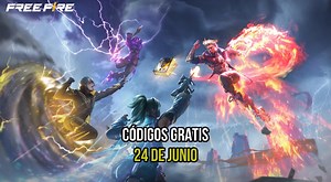 Códigos de Free Fire para canjear HOY, lunes 24 de junio de 2024
