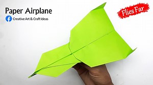 5.2K views · 167 reactions | How to Make Paper Airplane Step by Step. Easy Paper Airplane Making For Kids | Creative Art & Craft Ideas | Facebook