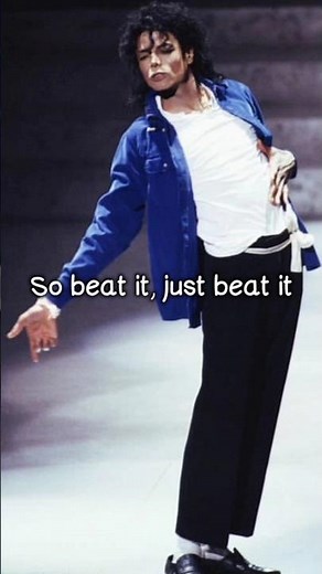 Michael Jackson - Beat It (Lyrics) #shorts #viral #song