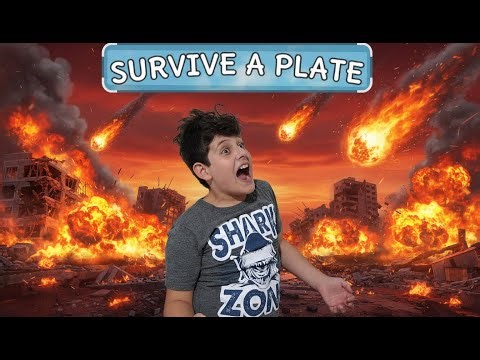 SOBREVIVI???!!! NÃÃÃOOO!!! Roblox - Survival a Plate.