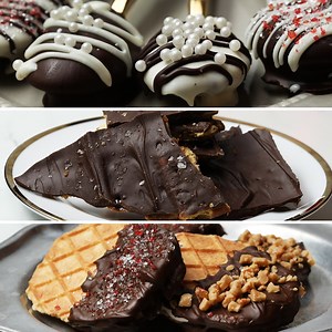 3.3M views · 16K reactions | Edible Holiday Gifts 3-Ways in 15 Minutes Or Less Celebrate the gift-giving season with these shareable bites! All three can be made in 15 minutes or less, thanks to GEICO. | Tasty | Facebook