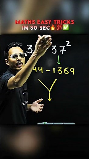 MATHS easy tricks in 30 sec #maths #mathstricks #trickshots #mathsshorts