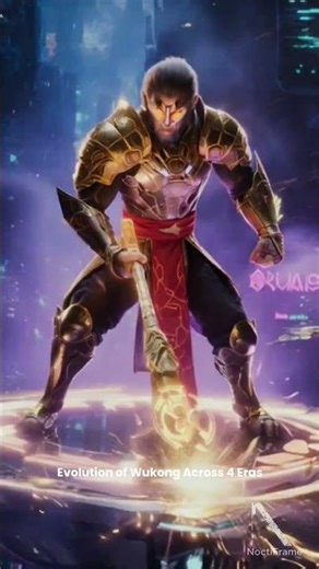 Evolution of Wukong Across 4 Eras | AI #noctiframe #wukong #shorts