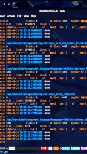 Exploring the depths of cybersecurity with Kali Linux 💻” #kalilinux #cybersecurity #linux #tech