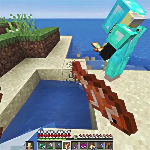 Minecraft Dolphin Mechanism 🥶☠️#shorts #minecraft #fyp