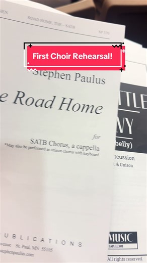 First Choir Rehearsal Experience