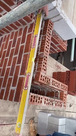 5.3K views · 59 reactions | How To Lay Bricks tricks For Beginners Using a line隣 | Bricklayer | Facebook