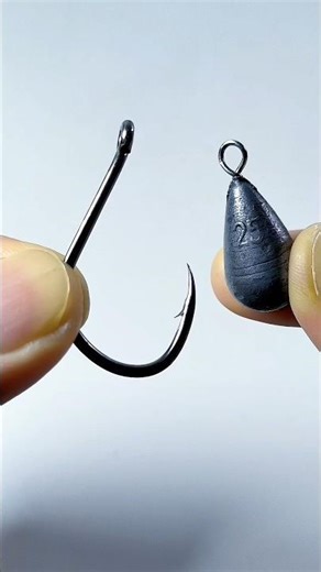 Fishing hook knot with tools tying simple #fishing #fishingtools #shorts