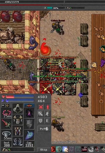 Memes/Clipes Tibia :) on Instagram: "Dava pra aguentar ou fez o safe? Eu bateria food tbm - EK 960 twitch.tv/Fill_Cap Siga @memestibiabrasil para mais conteúdo tibiano! #tibia #tibiabr"