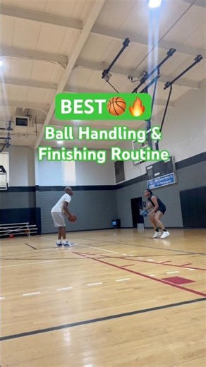 The BEST Ball-Handling/ Finishing Routine🏀🔥 #basketballtraining #basketballworkout