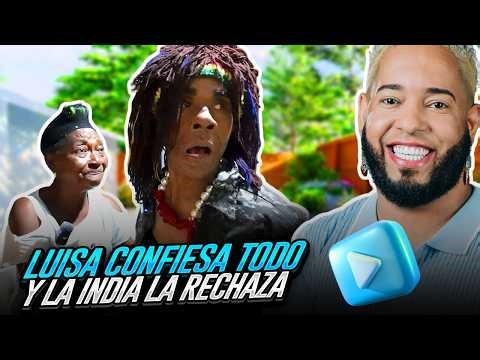 AXEL Y LA INDIA LLEVAN COMPRA A LUISA LA PLEVE PERO MIRA QUE PASO EN EL SUPER